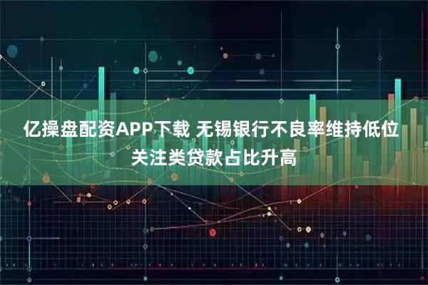 亿操盘配资APP下载 无锡银行不良率维持低位 关注类贷款占比升高