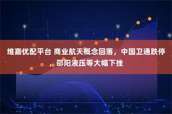 维嘉优配平台 商业航天概念回落，中国卫通跌停，邵阳液压等大幅下挫